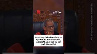 Ganti Rugi Delay Penerbangan Rp300 Ribu atau Hanya Kue, Hakim MK Saldi Isra: Ini tidak Masuk Akal