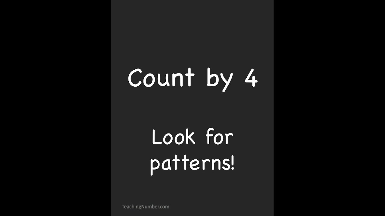 count-by-4-to-find-multiples-of-4-youtube