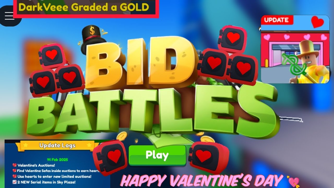 Cupid S Best Bid Valentine S Day Special In Bid Battles Roblox 