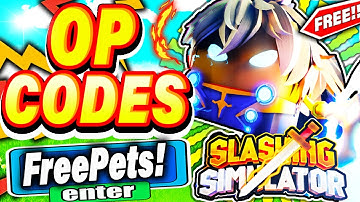 ALL NEW SECRET *CODES* UPDATE CODES In Roblox Slashing Simulator!(2022)