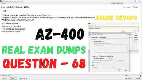 Q 068 AZ 400 DevOps Real Exam Question and answer, Dumps   CertStudyPro