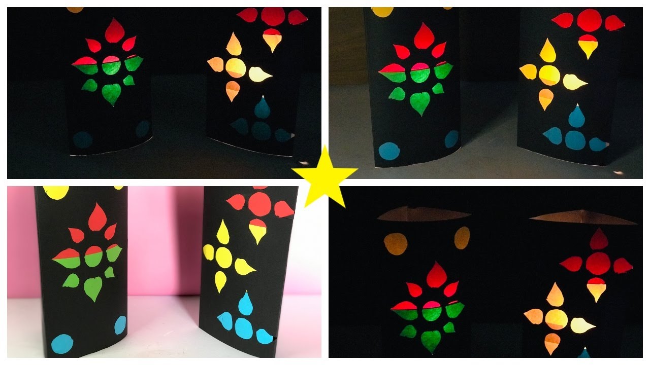 Easy Paper Lantern for Diwali & Christmas Decorations | How To Make Lamp With Paper