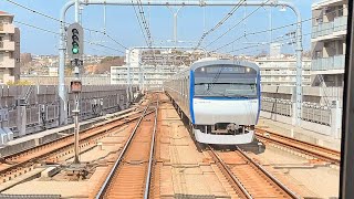 前面展望　相鉄　横浜→二俣川　cabview JapanrailSOTETSU Line Yokohama→Futamatagawa