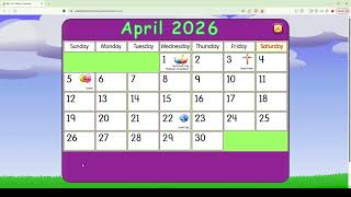Starfall Daily Calendar - April 7, 2026