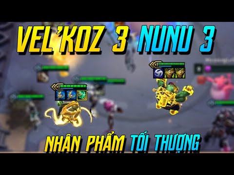 (ĐTCL) VEL'KOZ 3 SIÊU SẤY VỚI NUNU 3 BẤT TỬ 1 NUỐT 1 MẠNG! TRẬN ĐẤU NHÂN PHẨM NHẤT MÙA 5.5 | iLoda