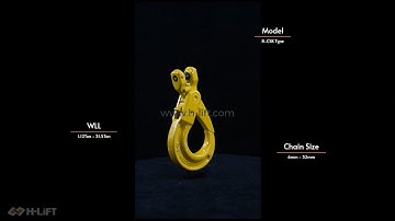 H-Lift Grade 80 Clevis Self Locking Hook