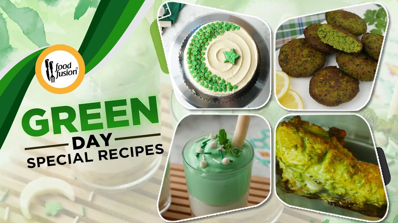 Green Day Special Recipes by Food Fusion (Independence Day Special)