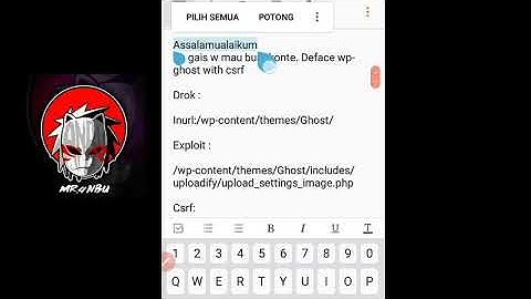 Cara Deface poc wp-ghost with csrf