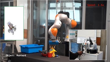 Haptic-guided tele-manipulation for grasping desired objects from a pile