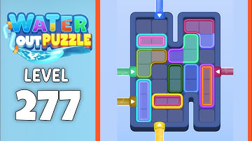 Water Out Puzzle level 277 solution 