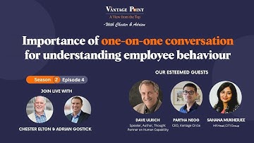 One-On-One Conversation For Understanding Employee Behaviour - Vantage Point Webcast