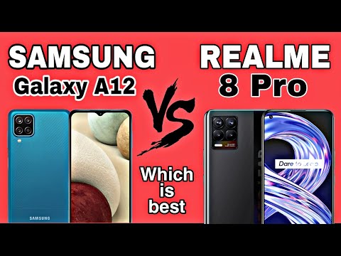 SAMSUNG GALAXY A12 vs REALME 8 PRO