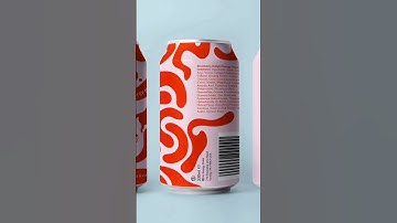 The process of creating a packaging design in Adobe Illustrator #Ai #Video #lesson