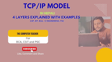 TCP/IP Model in Nepali | 4 Layers Explained with Examples | CSIT, BIT, BCA, +2 Engineering, PSC