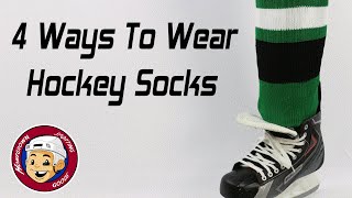 How To Wear Hockey Socks - Tendon Tuck, Full Tuck, Flop