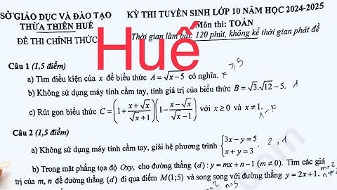 Luyện giải đề thi vào 10 môn toán năm 2024