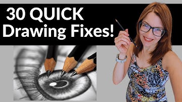 30 Common Drawing Problems Solved (INSTANTLY Improve Your Art!)