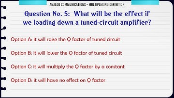 MCQ Questions Multiplexing Definition with Answers
