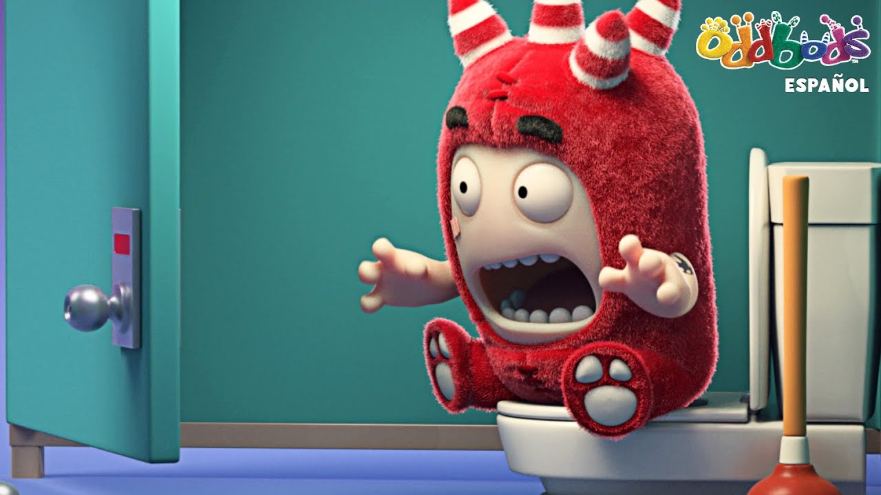 ⁣Oddbods | Problemas de Inodoro | Dibujos Animados Graciosos Para Niños