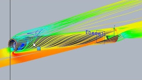 Falcon 9 Inspired - First Tests At Gridfin Gliding Cylinder - SolidWorks Flow Simulation