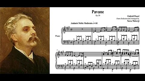 Gabriel Fauré plays his Pavane Op. 50