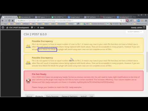 CSV 2 POST Header Format