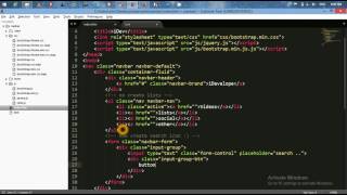 Navbar using bootstrap ,awesome