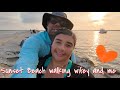Sunset Beach Walk Sunday Wifey and Me