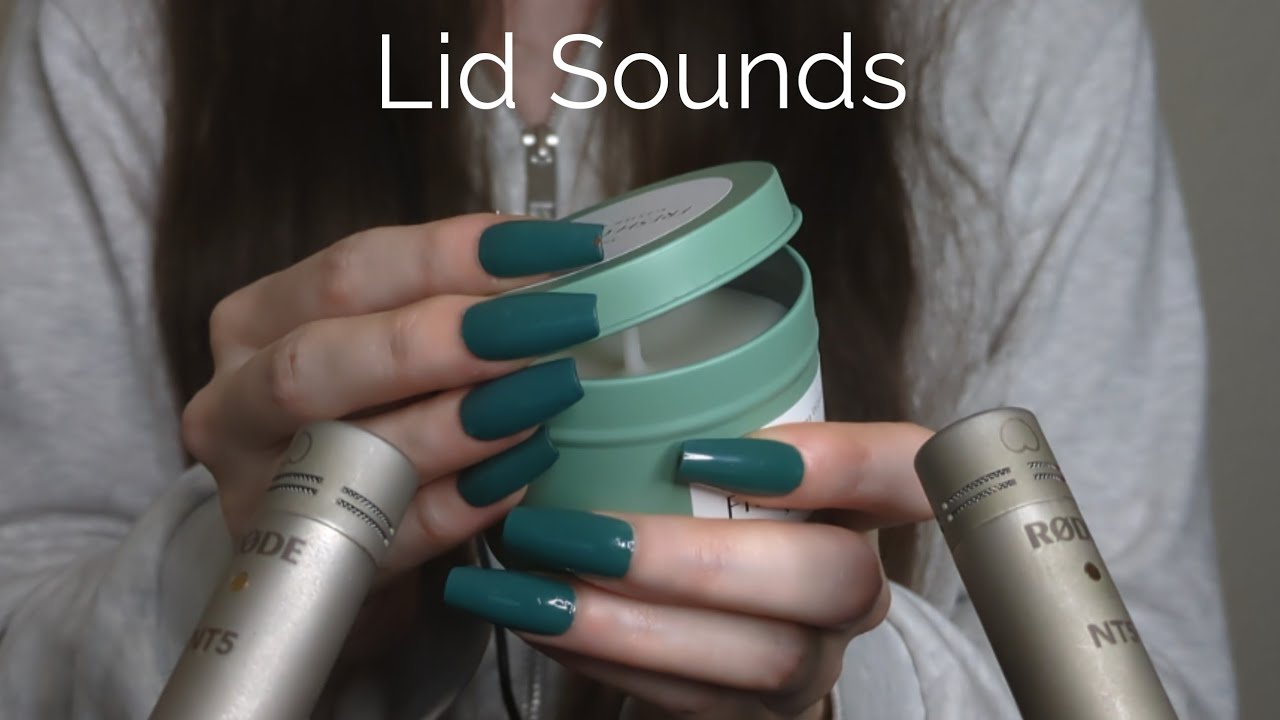 ASMR Lid Sounds | Tapping & Scratching | No Talking