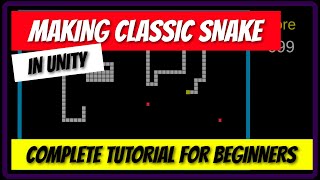 Unity Snake Game - Apresentação do jogo Snake Game 