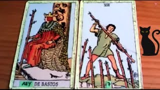 Combinaciones tarot con EL REY DE BASTOS - ARCANOS MENORES DE BASTOS. Por TARA.