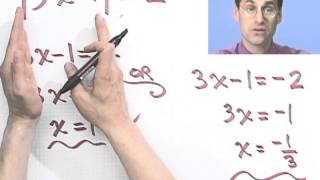 Solving Absolute Value Equations