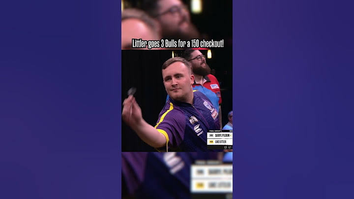 Luke Littler *3 BULLS ON 150* 🤯🔥 #darts #shorts #lukelittler