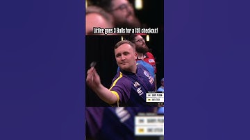 Luke Littler *3 BULLS ON 150* 🤯🔥 #darts #shorts #lukelittler