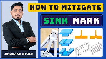 How to mitigate sink mark in plastics | Plastic part defects: sink mark