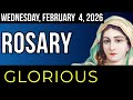 WATCH - FOLLOW ALONG ROSARY - Glorious Mysteries of the Rosary - Wednesday, February 4, 2026