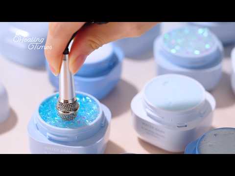 😝찰방찰방 화장품 촉감놀이💖🐾 | 힐링타임즈 <strong>EP</strong>.42 | [ASMR] No Talking Satisfying <strong>Slime</strong> Sound