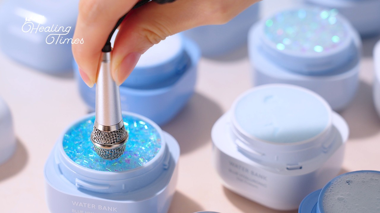 슬라임이야? 화장품이야?!😝찰방찰방 화장품 촉감놀이💖🐾 | 힐링타임즈 EP.42 | [ASMR] No Talking Satisfying Slime Sound