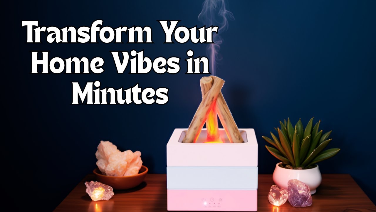 Dry Air, Stress, Bad Smells? This Aroma Diffuser For Home Fixes It All ✨