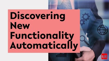 TestRigor discovering new functionality automatically