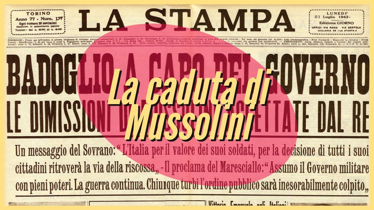 La caduta di Mussolini
