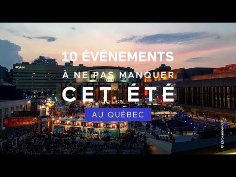 Vidéo: Meilleurs événements d'été à Montréal en 2020
