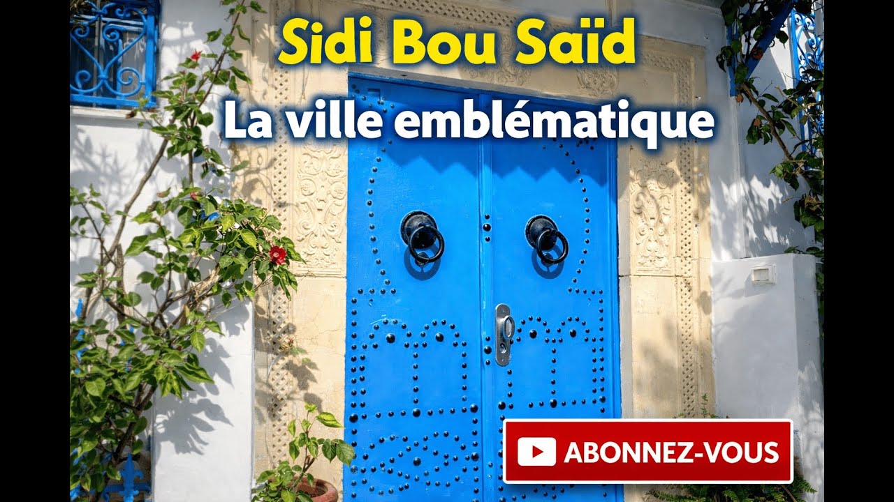 سيدي بوسعيد 🇹🇳 جولة في أجمل شوارع تونس