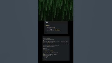 1337 Matrix Effect Using Pure CSS | Hacker Style Background Animation