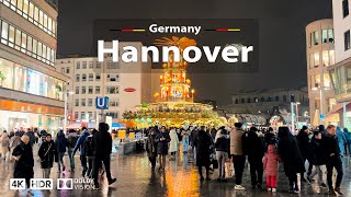 Hannover, Germany 🇩🇪 Christmas Market 2023 🎄 4K 60fps HDR ❄ Cinematic Video Tour