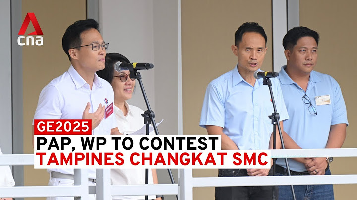 GE2025 Nomination Day: PAP and WP candidate speeches for Tampines Changkat SMC