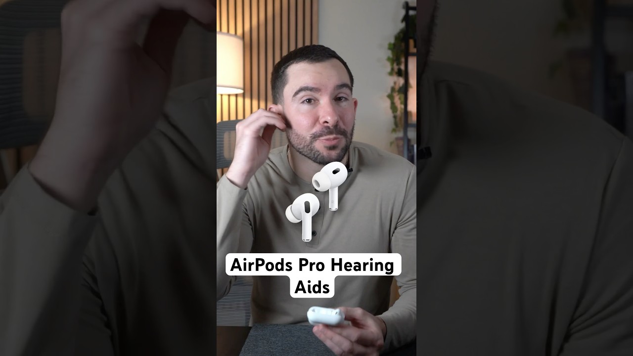 Are AirPods Pro any good as hearing aids? 🦻#airpodspro #hearingaids