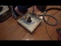 Home-made vacuum forming table test Home-made vacuum forming table test