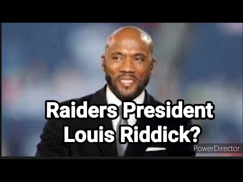 Las Vegas Raiders: Could Louis Riddick Be The Raiders Next President? By Joseph Armendariz