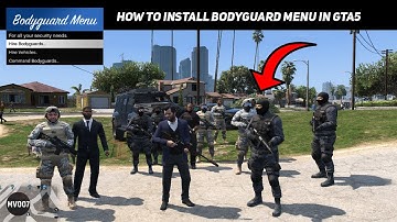 How To Install Bodyguard Menu in GTA5 I Install Bodyguard Menu I Easy Tutorial I MV007 PLAYZ
